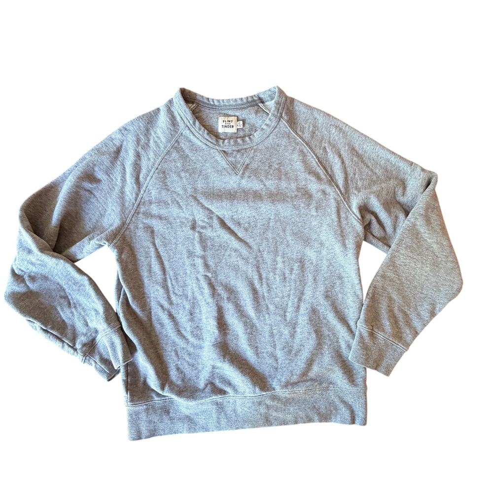 Flint & Tinder Men’s Midweight Terry Crewneck Sweatshirt washed Medium